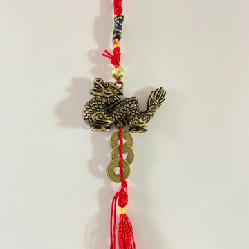 amuleta dragon si monede