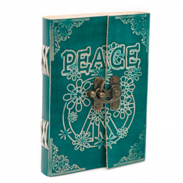 Jurnal Agendă De Piele (18x13 cm) - Peace