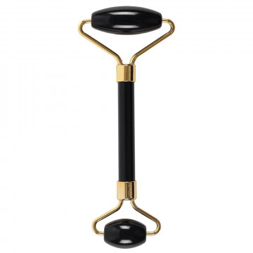 roller masaj facial obsidian negru