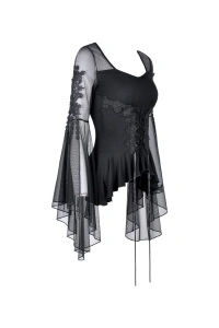 Bluza gotica neagra adrienne - Img 8