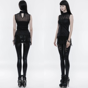 Bluza gotica neagra love lace - Img 5