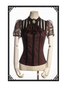 Bluza steampunk melisandre brown - Img 6
