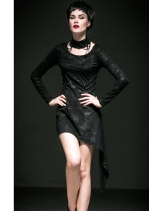 Rochie neagra gotica serpent