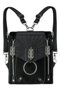 Rucsac gotic negru circe - Img 3