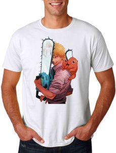 Tricou chainsaw man denji anime
