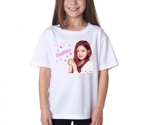 TRICOU ROSE K-POP