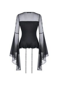 Bluza gotica neagra adrienne - Img 9