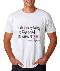 tricou quote of love