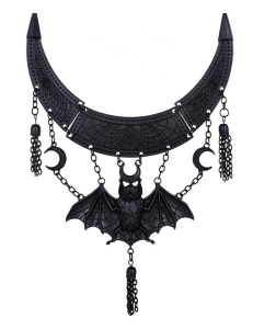 Colier gotic oriental bat - Img 4