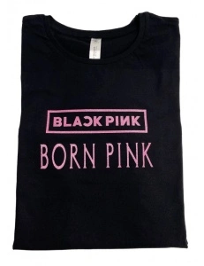 Tricou blackpink born pink logo - Img 3
