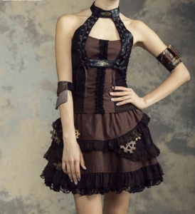 Bluza corset steampunk victorian