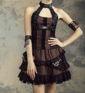 Bluza corset steampunk victorian