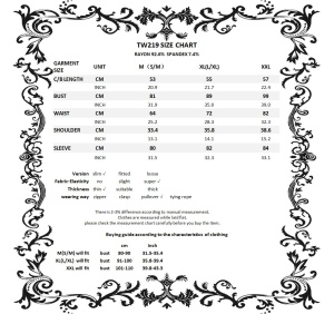 Bluza gotica neagra adrienne - Img 11