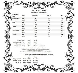 Bluza gotica neagra adrienne - Img 11