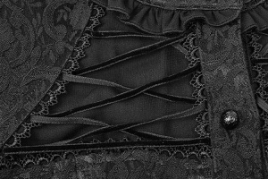 Bluza gotica neagra noirelien - Img 8