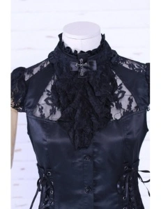 Camasa neagra gotica lolita winona - Img 4
