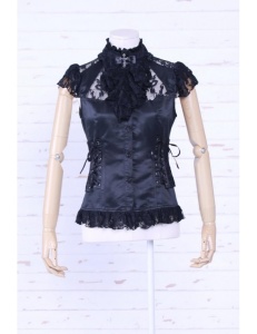 Camasa neagra gotica lolita winona