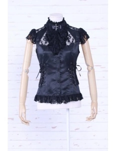 Camasa neagra gotica lolita winona