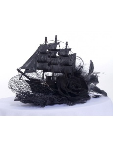 Palarie gotica black sailing ship - Img 6