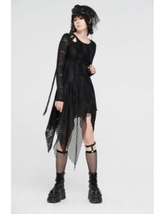 Rochie neagra rock terror - Img 7