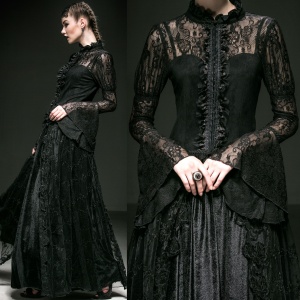 Bluza gotica fleur de lys
