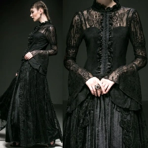 Bluza gotica fleur de lys