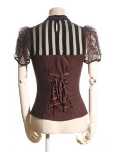 Bluza steampunk melisandre brown - Img 3