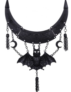 Colier gotic oriental bat