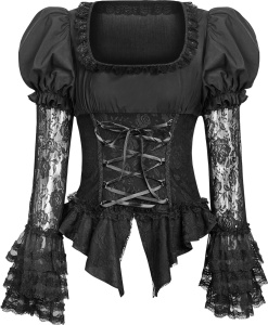 Bluza gotica lolita black dust - Img 5