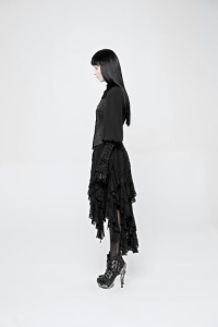 Bluza gotica neagra noirelien - Img 10