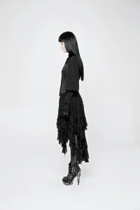Bluza gotica neagra noirelien - Img 10