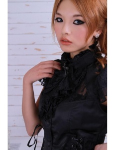 Camasa neagra gotica lolita winona - Img 9