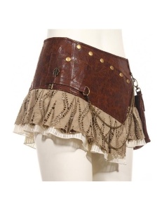 Fusta steampunk maro abigale - Img 8