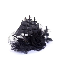 Palarie gotica black sailing ship - Img 3