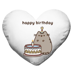 Perna inima cat pusheen happy birthday cake