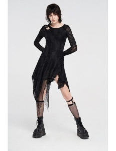 Rochie neagra rock terror - Img 2