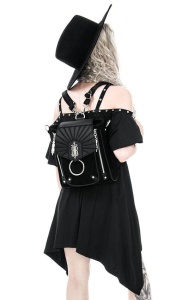 Rucsac gotic negru circe - Img 8