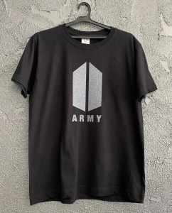 Tricou bts army logo glitter
