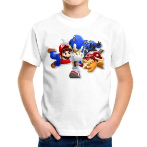 TRICOU CU SONIC SI MARIO