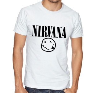 Tricou nirvana logo trupa rock