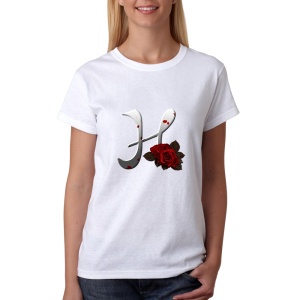 TRICOU PERSONALIZAT LITERA H