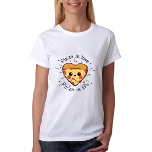 Tricou valentine's pizza
