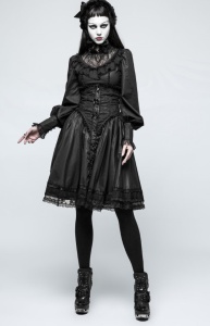 Bluza gotica neagra melissa - Img 2
