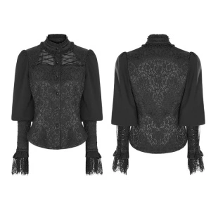Bluza gotica neagra noirelien