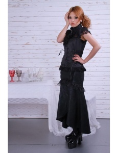 Camasa neagra gotica lolita winona - Img 10