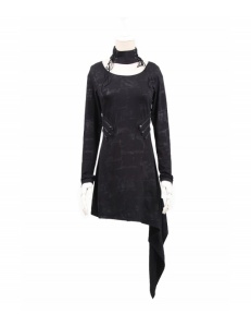 Rochie neagra gotica serpent - Img 6
