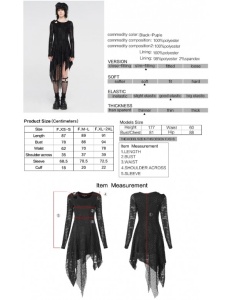 Rochie neagra rock terror - Img 3