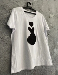 Tricou love kpop glitter - Img 2