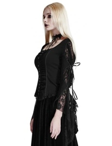 Bluza gotica black rose - Img 4