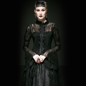 Bluza gotica fleur de lys - Img 4